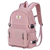 Rucksack Mädchen Teenager Jungen Schulrucksack mit USB Laptop Schulranzen Leichtgewicht Schultaschen für Damen Herren, R