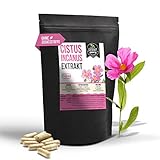 Cistus Incanus EXTRAKT | 40% Polyphenole | 120 KAPSELN 400mg | Zistrose ohne Zusatzstoffe und laborgeprüft | extract capsules | hochdosiert vegan & in Deutschland hergestellt (Kapseln 120)