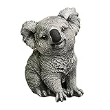 Gazechimp Garten Statue Harz Handwerk Koala Figur Skulptur Patio Hinterhof Dek