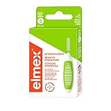 elmex Interdentalbürste grün (Größe 5, 0,8mm), 1 x 8 Stück - Interdentalbürsten für die Reinigung mittlererZahnzw