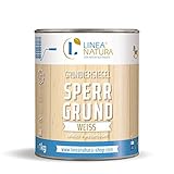 LINEA NATURA® Grundiersiegel Sperrgrund - weiß | Isoliergrund | Holzlack | zum Isolieren von inhaltsstoffreichen Hölzern 1 kg