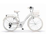 MBM Primavera Mono 28 All 6 V, Unisex-Fahrrad für Erwachsene, elfenbeinfarben, A11, XX
