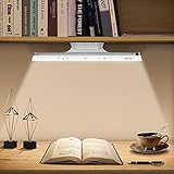 Baseus LED-Schreibtischlampe, magnetische Schreibtischlampe mit kabellosem Berührungssensor und 3Helligkeitsstufen,Schreibtischlampe mit USB-Ladeanschluss zum Lesen, Studieren, Arbeitslampe,schmink