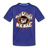 Spreadshirt Die Wilden Kerle Logo Tropfen Graffiti Teenager Premium T-Shirt, 146-152, Königsb