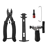 Fahrrad Link Zange+Fahrrad Ketten Werkzeug+Ketten Prüfer Fahrrad Kettennieter Reparatur Werkzeug Set Kettengliede Universal 3 Paar für 7 8 9 10 11 12-Fach Fahrradkette Sp
