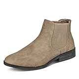 Claudia Ghizzani 2.073601 Damen Boots Lederimitat flexibel Synthetik Uni Block, Groesse 36, beig