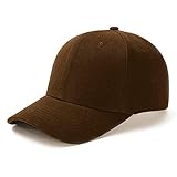 1 STÜCKE Unisex Cap Casual Plain Mesh Baseball Cap Einstellbare Hysteresenhüte Für Frauen Männer Hip Hop Trucker Cap Streetwear Papa Hut -Coffee-54cm-60