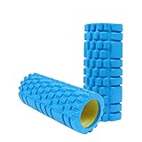 Calma Dragon Foam Roller, Schaumstoffrolle, Muskelmassage, für Pilates, Yoga, Rückenmassagegerät, myofasziales Massagegerät, verbessert die Durchblutung (34 cm x 14 cm Durchmesser) (Blau)