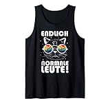 Normale Leute Party Goa Trance Hippie Techno Festival Tank Top