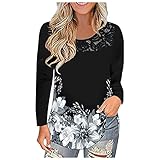 Damen v Ausschnitt Bluse Shirt v Ausschnitt Damen Damen Hemd schwarz top tiefer Ausschnitt Damen Oberteile Damen Herbst große größen Fruit of The Loom Tshirt Damen The Drop Damen Hoodie D