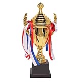 Siegerpokal Große Trophäe Für Kinder - Henkelpokal Als Geschenk Für Frauen Und Männer Spiele Trophäe Sportwettbewerb Wettbewerb Goldtrophäe Trop