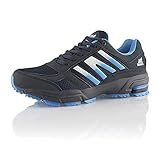 Fusskleidung® Damen Herren Laufschuhe atmungsaktive Runners leichte Trekkingschuhe Dunkelblau Blau Blau EU 36