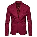 DDZYQ Jacke Herren Modern Urban Business V-Ausschnitt Einfarbig Herren Langarm Herbst Winter Winddicht Slim Fit Mit Taschen Herren Mantel Hochzeit Host Herren Anzugejack