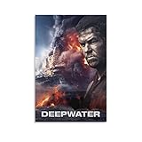 Deepwater Horizon 1 Filmposter zum Aufhängen, dekoratives Gemälde, Familien-Wandkunst, Leinwandgemälde, Wandkunst für Wohnzimmer, Dekoration, Büro, Geschenk, 60 x 90
