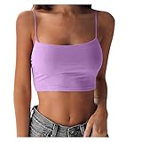 Sport BH Ohne Bügel Damen Ärmellos Unterhemd Sexy Tank Top Gerippt Camisole Yoga Fitness Weste Sport Bustier Sommer Shirts Oberteile Sports Bra Push Up Sportweste Bustier Einfache Mode Work