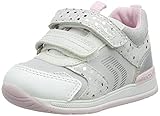 Geox Baby-Mädchen B RISHON Girl A Shoes, White/Silver, 19 EU