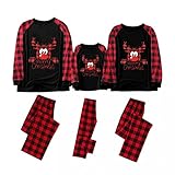 Weihnachten-Familie-Outfit Winter Warm Weihnachtspyjama-Familie-Set Schlafanzüge : Männer Frauen Kind Kuschelig Nachtwäsche Hausanzug Nachthemd Weihnachtsoutfit Weihnachts Kostüm Geschenk