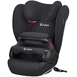 Cybex Silver Kinder-Autositz Pallas B-Fix, Für Autos mit und ohne ISOFIX, Gruppe 1/2/3 (9-36 kg), Ab ca. 9 Monate bis 12 Jahre, Volcano Black