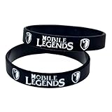 ZJZ Amazon, Ebay aliexpress heiße Spiele Armband Mobil Legends Silikon Armband Hersteller Großhandel (Color : Black)