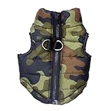 Generic Baumwolle Haustier Hund Weste Jacke Mantel Kleidung Wintermantel im Herbst Und Winter - Camouflage, L