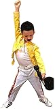 PJapparel Freddie Mercury Jacke für Kinder, Gelb – Baumwolle, M