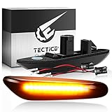 TECTICO LED Dynamischer Blinker Seitenblinker CE E8 Gelb Ultra Heller Auto Laufblinker Blinkleuchte für E90 E91 E92 E93 E81 E82 E83 E84 E87 E88 E60 E61 E46 E36, 2 Lamp