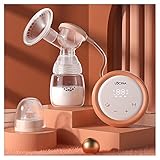 HYFDGV Elektrische Milchpumpe Stillpumpe tragbare Brustpumpen wiederaufladbare Milchpumpe, Brustmassage Elektrische Milchpump
