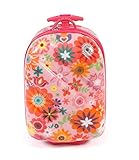 Kinder-Trolley Flowers, Hartschale, Kindergepäck, Reisekoffer, 46 cm, 14 L