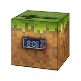 Paladone Minecraft Wecker mit Offizieller Sonnenaufgang Musik