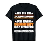 Herren Anlagenmechaniker Spruch, Gas- Wasser- Installateur Geschenk T-S