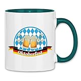 Print Dynastie Tasse Oktoberfest Wiesen Bier Deutschland Bayern, Farbe:W