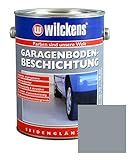 Garagen Bodenbeschichtung 2,5L Beton Boden Estrich Garage Farbe Beschichtung (Silbergrau)