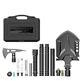 Schaufel 83cm 15 stücke Multifunktionale Schaufel für Überleben von Outdoor Survival Spaten Garten Falzschaufel Falten Taktik Militari Falten Schaufel Kits Gartengeräte (Color : Axe 14pcs Kits)