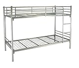 Sicherheits-Etagenbett, 900 x 2000 mm, Silber 710550 ohne Herabfallg