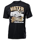 Vater und Tochter Papa Geburtstags Tour Ideen Stolzer Männer Herren Partnerlook Vatertagsshirt Daddy Eltern Tag T Shirt, Herren T-shirt Schwarz Vater und Tochter, M