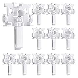 KLHHG Vertikal-Lamellen Reparatur Träger mit Stem Vertikal-Lamellen Reparatursatz Weiße Jalousien Ersatzteile (10) (Color : White, Size : 10pcs)