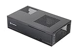 SilverStone SST-ML05B - Milo Mini-ITX kompaktes HTPC Desktop Gehäuse, schw