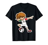Dabbing Fußball Mädchen Mexiko Jersey, mexikanische Kinder T-S