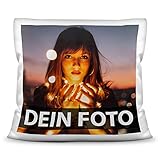 Print Royal Foto-Kissen Selbst gestalten (40 x 40 cm) - mit Foto individuell Bedruckt/aus 100% Polyester/Personalisierte Geschenk-Idee/Kopf-Kissen inkl. Füllung