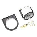 Wassertemperaturanzeiger, 2 inch 52 mm 12V Auto Digitale Wassertemperaturanzeiger Wassertemperaturanzeige Kit Digital Wasser Thermometer Messgerät Meter 40-120 ℃ Universal M