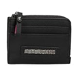 Pepe Jeans Alexa Geldbörse mit Kartenhalter Schwarz 11,5x8x1,5 cms Synthetisches L