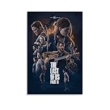 Poster auf Leinwand, Motiv Last of Us Part 2, modernes Design, 30 x 45