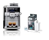 Siemens EQ.6 plus s700 Kaffeevollautomat TE657503DE, automatische Reinigung, Direktwahl + Pflegeset TZ80004A, optimale Reinigung, gründliche Entkalkung, für Kaffeevollautomaten der EQ.S