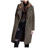 Hengyouhui Mantel Damen Winter Softshelljacke Steppjacke Winterjacke Sportjacken Weihnachten Daunenmantel Große Größen Sweatjack