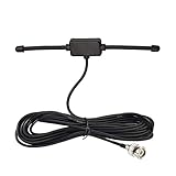 Bingfu VHF UHF Scanner Antenne Scheibenantenne Windshield Antenne CB Radio Amateurfunk Mobiler Scanner Antenne mit BNC-Stecker Kompatibel mit Uniden Bearcat Whistler Radio Shack-R