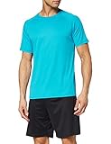 Fruit of the Loom Herren Performance T-Shirt, Blau (Azurblau), Gr. M