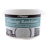 Flüssige Raufaser/Rauhfaser Pfister weiss 15kg hochdeck