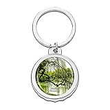 Hqiyaols Keychain Deutschland Englischer Garten München Cap Flaschenöffner Schlüsselbund Creative Kristall Rostfreier Stahl Schlüsselbund Reisen Andenk