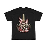 Eddie Van Halen T-Shirt, Rare Van Halen Guitar Concert, Gift Fan Van Hanlen HOT BlackL