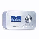 BLAUPUNKT CLRD 30 Digital Radio DAB + Wecker, Radiowecker, Uhrenradio mit USB Ladefunktion, Zwei Weckzeiten, Snooze Funktion und Sleeptimer, 6 Watt RMS, RDS (Senderanzeige) Weiß